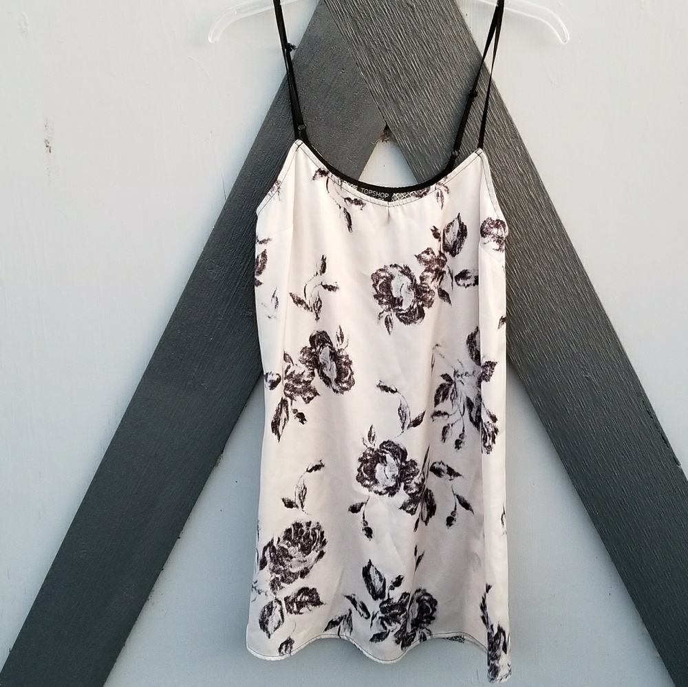 Topshop Floral Slip Dress